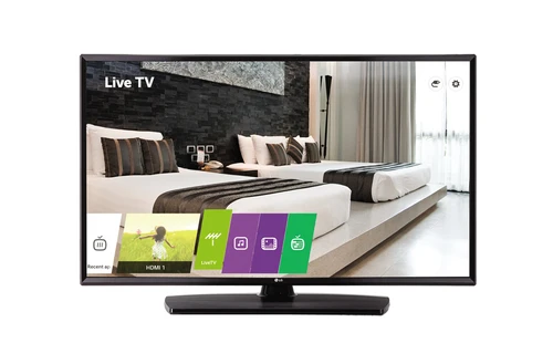 LG 43UV661H televisión para el sector hotelero 109,2 cm (43") 4K Ultra HD 400 cd / m² Smart TV Negro 20 W 0