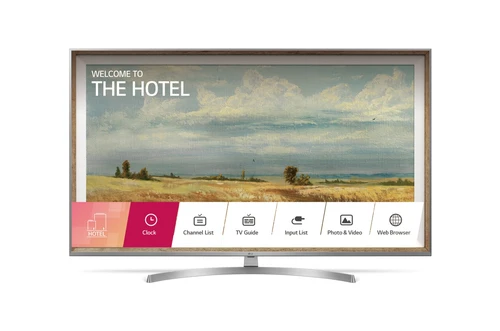 LG 49UU761H TV Hospitality 124,5 cm (49") 4K Ultra HD 400 cd/m² Smart TV Argent 20 W 0