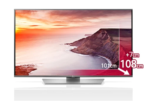 LG 43LF6329 TV 109.2 cm (43") Full HD Smart TV Wi-Fi Silver 1