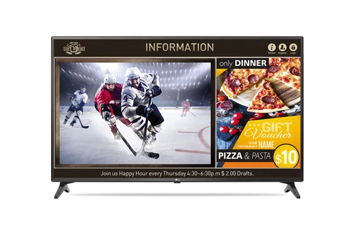 LG 43LV640S hospitality TV 109.2 cm (43") Full HD 400 cd/m² Black 20 W 1