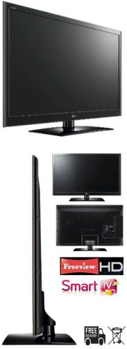 LG 47LV550T TV 119.4 cm (47") Full HD 400 cd/m² 2