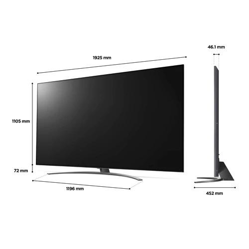 LG 75QNED816QA TV 190.5 cm (75") 4K Ultra HD Smart TV Wi-Fi Black 3