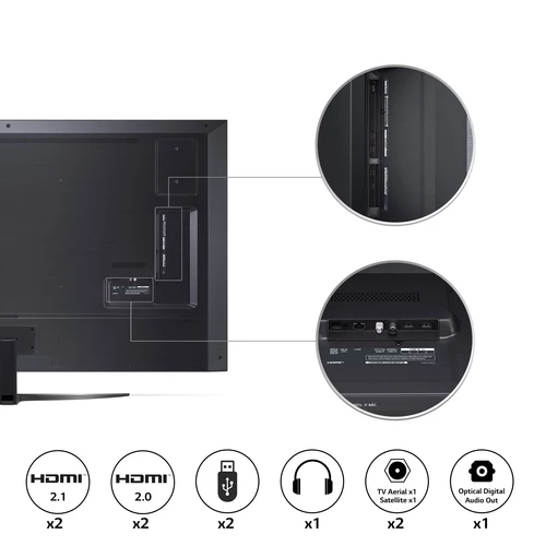 LG 75QNED816QA TV 190.5 cm (75") 4K Ultra HD Smart TV Wi-Fi Black 4