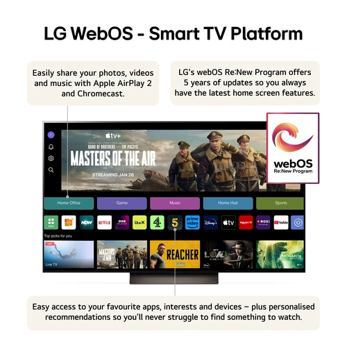 LG OLED55C44LA.AEK TV 139.7 cm (55") 4K Ultra HD Smart TV Wi-Fi Brown 5