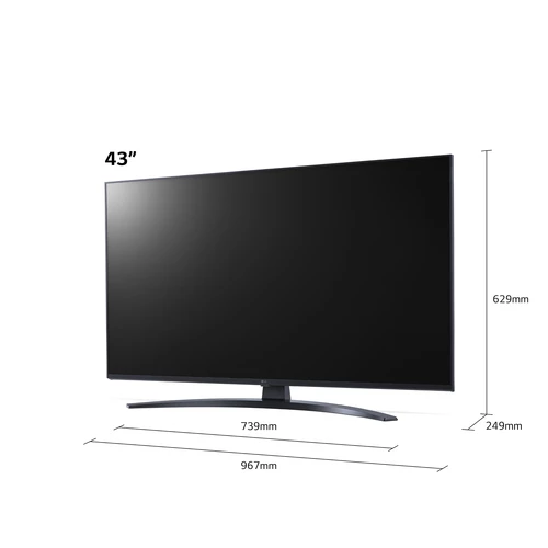 LG 43UP81006LR.AEK TV 109.2 cm (43") 4K Ultra HD Smart TV Wi-Fi 6