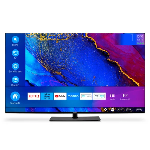 MEDION LIFE X15070 (MD 30707) 127 cm (50") 4K Ultra HD Smart TV Wi-Fi Black 320 cd/m² 0