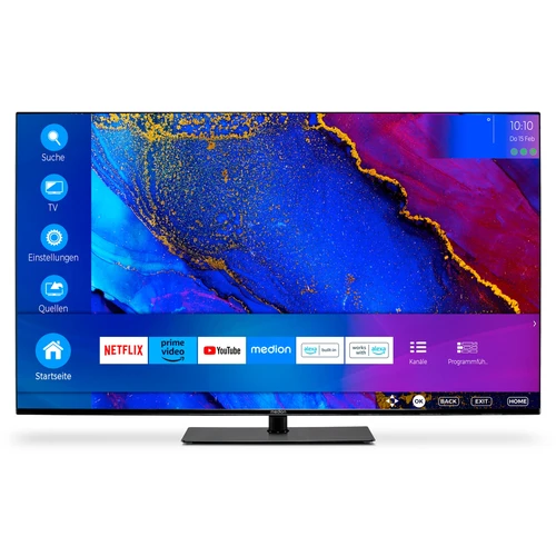 MEDION LIFE X16570 (MD 30709) 165,1 cm (65") 4K Ultra HD Smart TV Wifi Negro 320 cd / m² 16