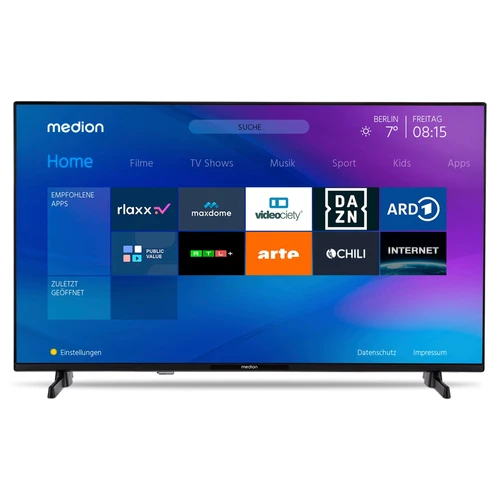 MEDION LIFE P14051 101,6 cm (40") Full HD Smart TV Wifi Negro 250 cd / m² 2