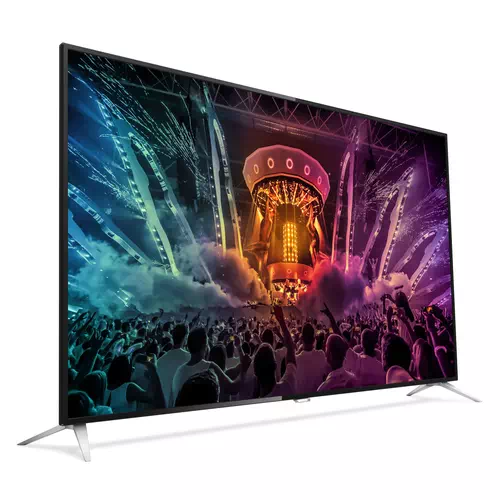 Philips 6000 series 65PUF6061/T3 TV 165,1 cm (65") 4K Ultra HD Smart TV Noir, Blanc 0