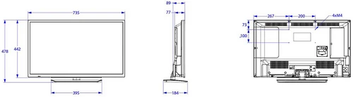 Philips Studio 32HFL2889S/12 TV Hospitality 81,3 cm (32") HD 250 cd/m² Noir 12 W 2