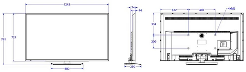 Philips Studio 55HFL2899S/12 hospitality TV 139.7 cm (55") 4K Ultra HD 350 cd/m² Black 16 W 2