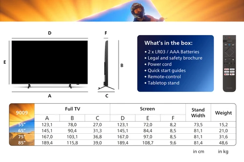 Philips 55PML9009/05 TV 139,7 cm (55") 4K Ultra HD Smart TV Wifi Noir 1000 cd/m² 2