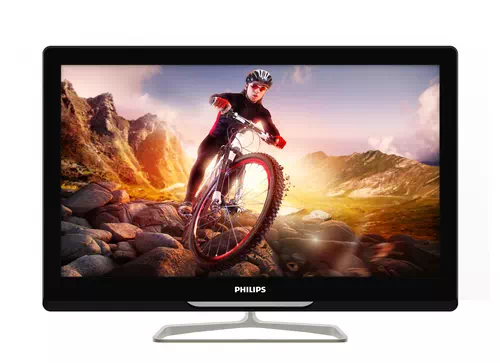 Philips 4000 series 24PFL4571/V7 TV 61 cm (24") Full HD Noir, Argent