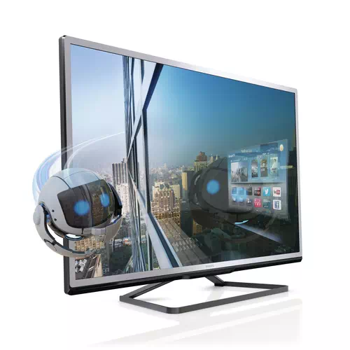 Philips 4000 series 32PFL4508T/60 TV 81,3 cm (32") Full HD Smart TV Wifi Argent