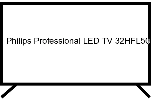 Philips Televisor LED Profesional 32HFL5010T/12