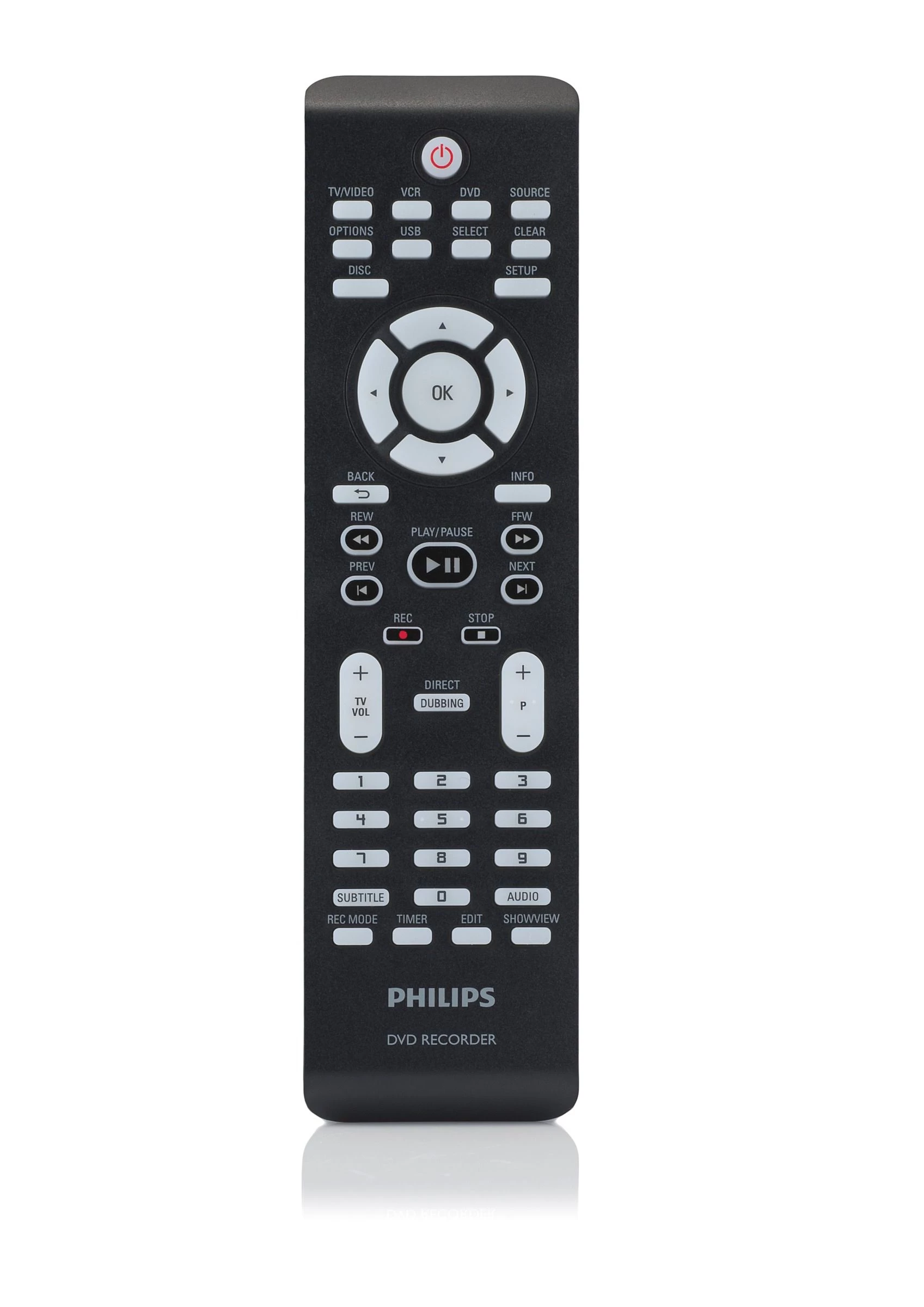 Philips Mando a distancia para grabador de DVD CRP649/01