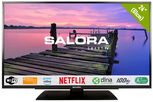Salora 6500 series 24HSB2704 TV 61 cm (24") HD Smart TV Wifi Noir 220 cd/m² 0