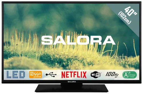 Salora 6500 series 40EFS2000 TV 101.6 cm (40") Full HD Smart TV Wi-Fi Black 300 cd/m² 0