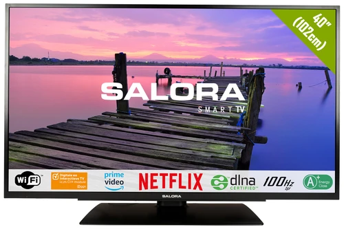 Salora 6500 series 40FSB2704 TV 101.6 cm (40") Full HD Smart TV Wi-Fi Black 300 cd/m² 0