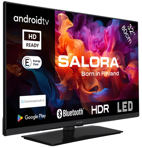 Salora 32RPA650 TV 81.3 cm (32") HD Smart TV Wi-Fi Black 250 cd/m² 1