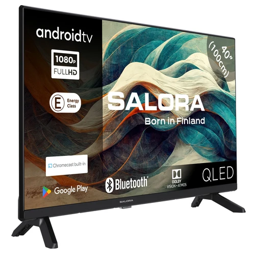 Salora 40QLED320 TV 101.6 cm (40") Full HD Smart TV Wi-Fi Black 220 cd/m² 1