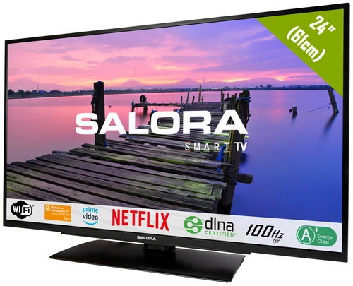 Salora 6500 series 24HSB2704 TV 61 cm (24") HD Smart TV Wifi Noir 220 cd/m² 2