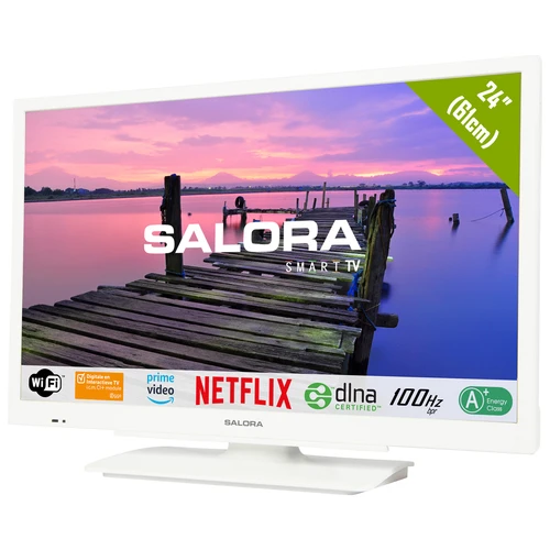 Salora 6500 series 24HSW2714 TV 61 cm (24") HD Smart TV Wifi Blanc 220 cd/m² 2