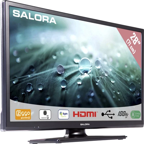 Salora 28LED9100C Televisor 71,1 cm (28") HD Negro 300 cd / m² 2