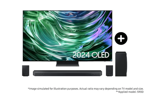 Samsung S90D F-77S90D930D Televisor 195,6 cm (77") 4K Ultra HD Smart TV Wifi Negro 0