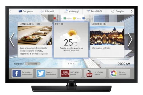 Samsung HG32EE470SKXZT hospitality TV 81.3 cm (32") HD Black 10 W 0