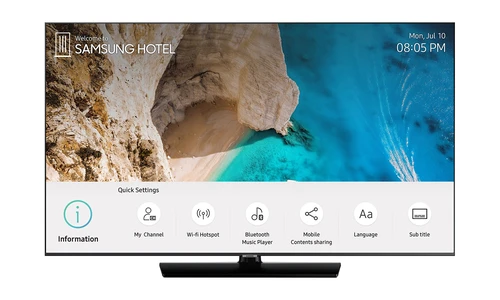 Samsung HG50ET670UB televisión para el sector hotelero 127 cm (50") 4K Ultra HD Smart TV Negro 20 W 0