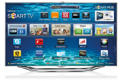 Samsung Series 8 UE65ES8000SXZFIT TV 165.1 cm (65") Full HD Smart TV Wi-Fi Silver 0