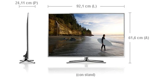 Samsung UE40ES6900QXZT Televisor 101,6 cm (40") Full HD Smart TV Wifi Plata 10