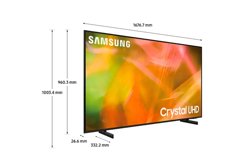 Samsung Series 8 UE75AU8070 190.5 cm (75") 4K Ultra HD Smart TV Wi-Fi Black 1