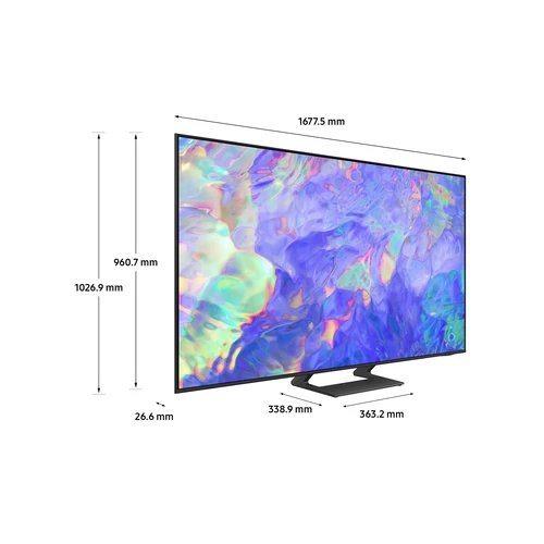 Samsung UE75CU8570U 190,5 cm (75") 4K Ultra HD Smart TV Wifi Titane 1