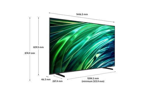 Samsung QNX1D F-65QNX1DC430 TV 165,1 cm (65") 4K Ultra HD Smart TV Wifi Charbon, Argent 2