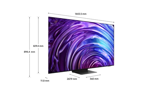 Samsung S95D F-65S95DB750D TV 165,1 cm (65") 4K Ultra HD Smart TV Wifi Noir, Titane 2