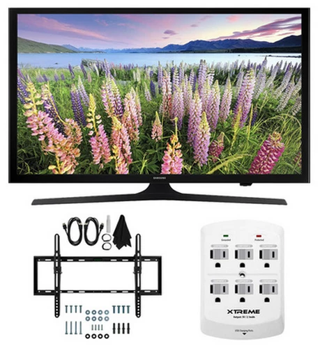 Samsung UN40J5200AF + Flat & Tilt Wall Mount Bundle 101.6 cm (40") Full HD Smart TV Wi-Fi Black 3
