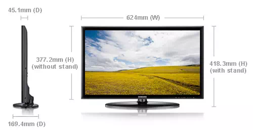 Samsung UE26D4003BW 66 cm (26") HD Black 6