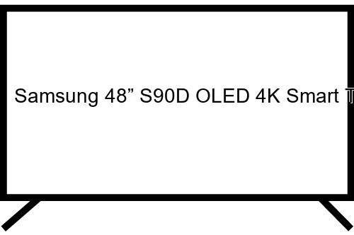 Samsung 48” S90D OLED 4K Smart TV (2024) and Galaxy Buds3 Pro (White)