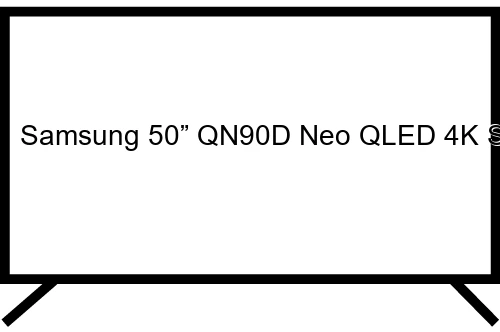 Samsung QN90D F-50QN90DR630NZ Televisor 127 cm (50") 4K Ultra HD Smart TV Wifi Negro, Titanio