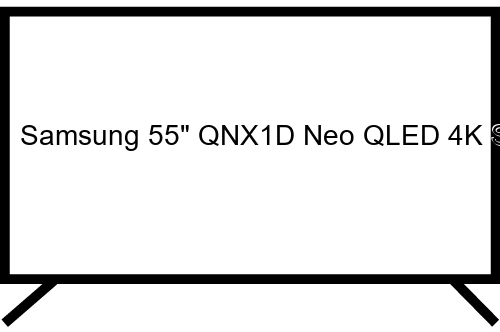 Samsung 55" QNX1D Neo QLED 4K Smart TV (2024) and S50B S-Series Lifestyle Soundbar