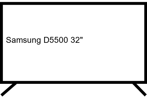 Samsung D5500 32" 81.3 cm (32") Full HD Black