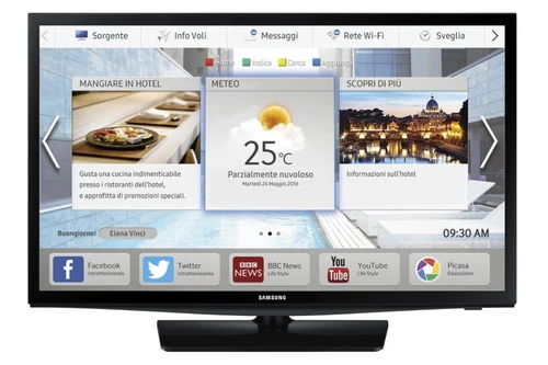 Samsung HG28EE470AKXZT TV Hospitality 71,1 cm (28") HD Noir 10 W