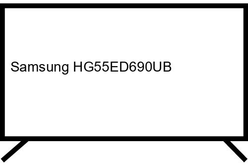 Change language of Samsung HG55ED690UB