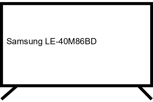 Samsung LE-40M86BD Televisor 101,6 cm (40") Full HD Negro