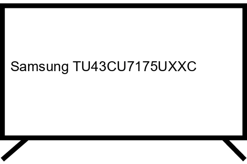 Changer la langue Samsung TU43CU7175UXXC