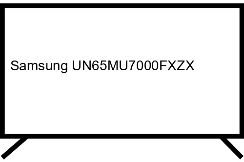 Samsung UN65MU7000FXZX TV 165.1 cm (65") 4K Ultra HD Smart TV Wi-Fi Black