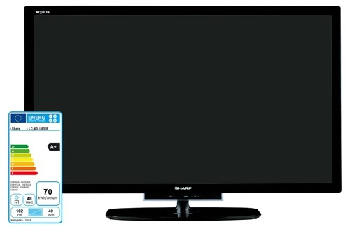 Sharp LC-46LU630E Televisor 116,8 cm (46") Full HD Negro 450 cd / m² 1