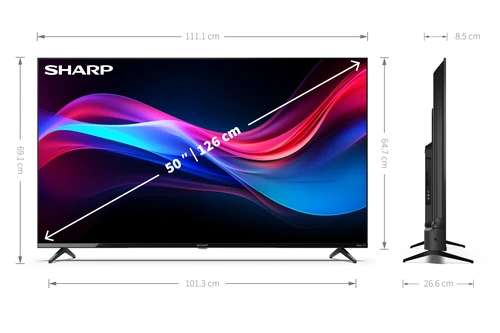 Sharp 50GJ4225K TV 7